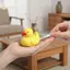 GE Dễ Thương Màu Vàng Du Hình Một Chìa Khóa Thu Nhỏ Băng Đo Mềm Di Động Mini Thước Cho Cơ Thể May Thủ Công Nhà Đo Hàng Ngày VN