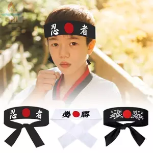 Băng đô GILL Hachimaki, Băng đô đa năng thoáng khí Nhật Bản, Phụ kiện trang phục Hút ẩm Karate Bandana Mũ nón Tập thể dục thể thao
