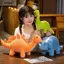 Đồ chơi sang trọng khủng long EDIWANY, Đồ chơi sang trọng Triceratops 30 / 40 / 50CM đầy màu sắc, Quà tặng trang trí nội thất Đồ chơi nhồi bông hoạt hình Búp bê cho trẻ em Bé gái Bé trai