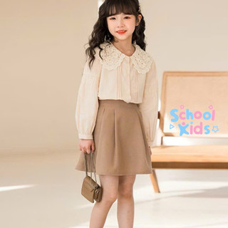 [MỞ BÁN GIẢM 30K] Chân váy chữ A bé gái SCHOOL KIDS có chun sau lưng co giãn, mềm mạI