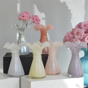 Ánh Sáng Sang Trọng Tinh Tế Handmade Bình Thủy Tinh Mẫu Phòng Sắp Xếp Hoa Bàn Thủy Canh Hoa Tàu Trang Trí Nhà Cửa V1NB