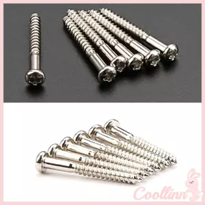 COO 6 Chiếc Bass Khóa Cung Cấp Dây Khóa Gắn Vít Có Rãnh Cho Yên Cầu