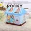 DARON House Shape Piggy Bank, Hộp đựng tiền xu ngôi nhà dễ thương sáng tạo, Hộp tiền tệ Kim loại có khóa chìa khóa Hộp lưu trữ an toàn tại nhà