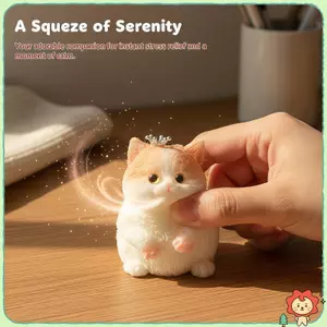 Silicon Mềm Mèo Dễ Thương Bóp Đồ Chơi Chậm Phục Hồi Căng Thẳng Lo Âu Giảm Fidget Đồ Chơi Cho Trứng Phục Sinh Filler Quà Tặng