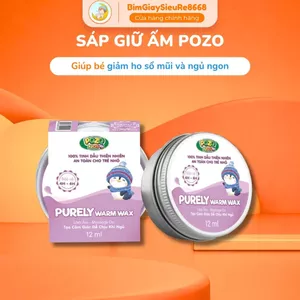 Sáp giữ ấm Pozo giúp bé giảm ho sổ mũi và ngủ ngon, thành phần tự nhiên 12ml