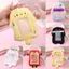 SAMO Plush Photocard, Phim hoạt hình Người tuyết / Thỏ / Gà Hộp đựng thẻ ảnh, Túi thời trang Móc khóa hình ảnh thần tượng đa chức năng dễ thương Quà tặng