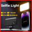 Đèn LED lấp đầy YRBWD, Độ sáng có thể điều chỉnh Đèn Selfie LED 800 / 1000mAh, USB có thể sạc lại 3 chế độ Đèn Flash vòng cho điện thoại Máy tính bảng máy tính xách tay