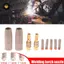 {TB & Bag} 9 Cái 0.8 / 1.0 / 1.2mm MIG Torch Gas Nozzle Tip Holder Bộ phận bảo vệ Đèn pin hàn 15AK Vòi phun bảo vệ lớp phủ mới.