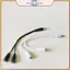 Cáp chia âm thanh nam sang nữ POWER 3,5mm Bộ chuyển đổi Y để chia sẻ tai nghe trong ô tô và gia đình Thiết kế bền bỉ.