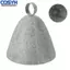 <cosyh>High Quality Sauna Hat Wool Cap Anti Heat Grey Porosity With Hanging Loop
