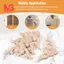 4 6 * 6cm Phong Cách Châu Âu Gỗ Khắc Góc Onlay Đính Nội Thất Không Sơn Trang Trí Cửa