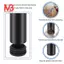 6 Cái Nhựa Trống Cuối Nắp Ống Lắp Ống Cắm Bao 40mm Đen