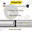 Dành cho Bộ điều chỉnh hai tầng 2 gói 1 / 4 NPT RV cho ống propan, Đầu nối đuôi lợn bằng thép không gỉ 15 Inch
