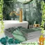 Nhãn dán gạch ốp tường Nhãn dán gạch tàu điện ngầm Tự dính Backsplash cho nhà bếp, phòng tắm Đá cẩm thạch ngọc lục bảo tĩnh vàng