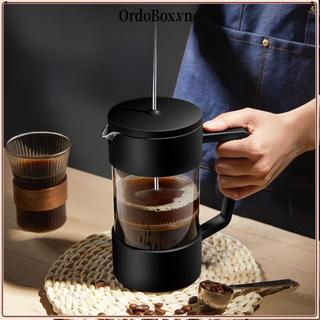 ORDOBOX French Press Coffee Maker Pot, Borosilicate Glass 350 / 600 / 1000ML Tea Coffee Brewer, Máy pha trà chịu nhiệt