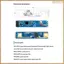 4X HLK-LD2410D 24GHz Cảm biến tình trạng hiện diện của con người Mô-đun Radar chuyển động vi mô con người 5V