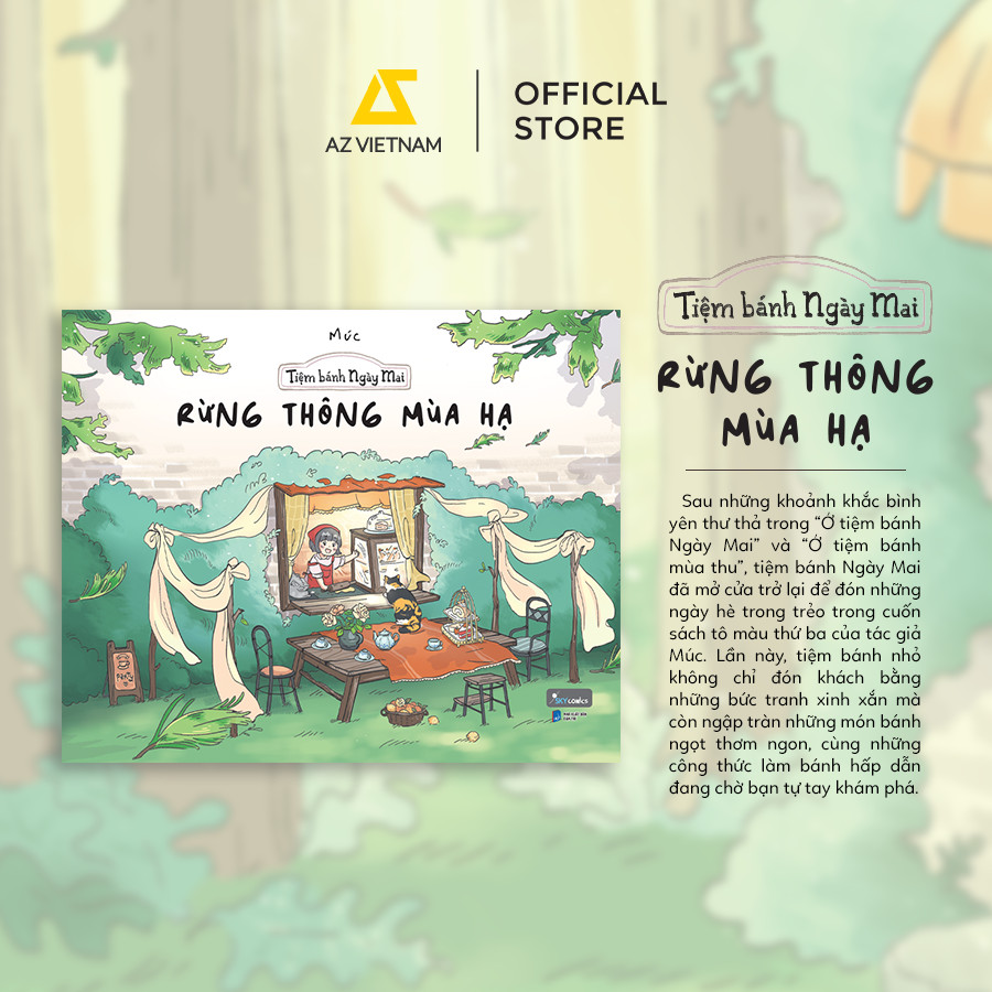 Sách Tô Màu - Rừng Thông Mùa Hạ