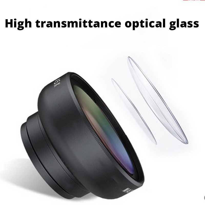 Điện thoại di động Ống kính Macro 0,45x 49UV Góc siêu rộng Ống kính HD đa năng 2 chức năng Điện thoại di động Bên ngoài | BigBuy360 - bigbuy360.vn