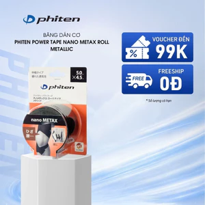 Băng Dán Cơ Phiten Power Tape Nano Metax Roll Metallic (5.0cmx4.5m) Hỗ Trợ Cơ Thể Khi Vận Động Khả Năng Chống Nước