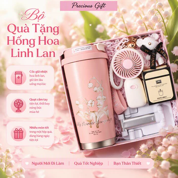 Quà tặng bạn gái hộp quà tặng người yêu, bạn thân sét quà tặng sinh nhật - Set Quà Kèm Charm Tặng Người Thương