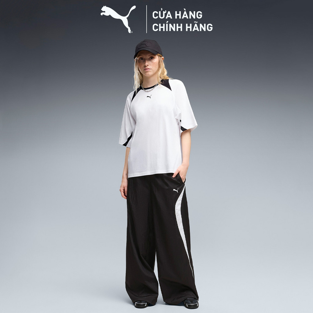 Quần Dài Thể Thao PUMA Nữ SPORT Woven Pants Black Màu Đen