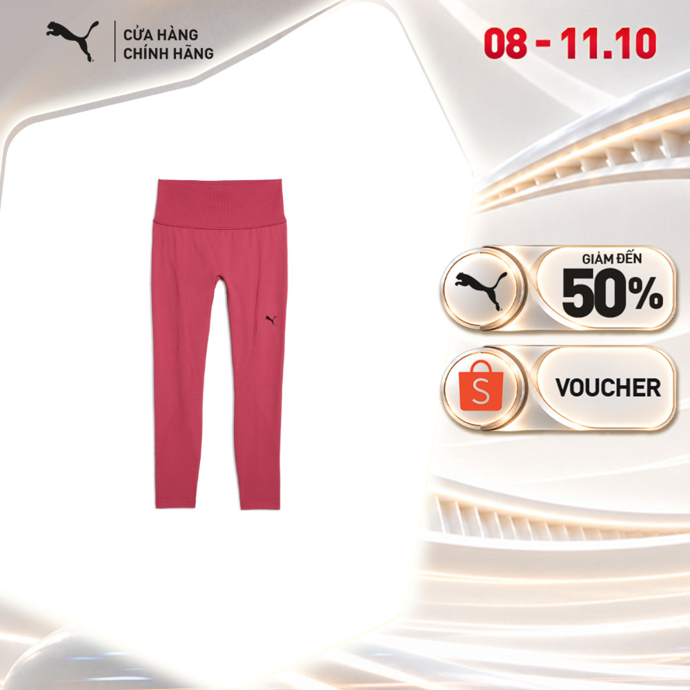 Quần Thể Thao PUMA Nữ Shapeluxe Seamless Tight Port Màu Đỏ