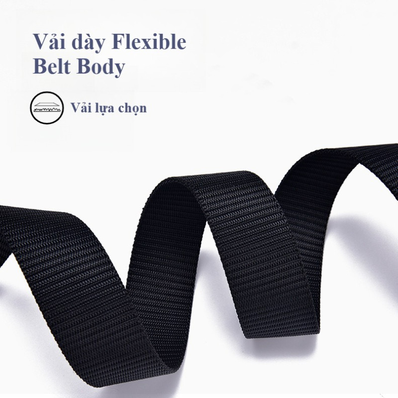 Thắt Lưng Ngoài Trời Cho Nam & Nữ - Chất Liệu Nylon Thoải Mái & Bền Bỉ, Phong Cách Cổ Điển & Đa Năng