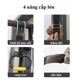 Đai Giãn Cột Sống Đa Năng - Kết Hợp Xà Đơn, Điều Chỉnh Linh Hoạt, Giảm Đau Lưng, Cải Thiện Tư Thế