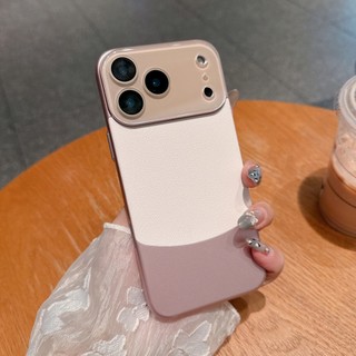 Ốp điện thoại di động họa tiết da pha lê khâu khung pha lê phù hợp cho iPhone17 Pro max 16 15 14 13 12 11 Pro max bảo vệ camera chống sốc chống rơi mặt sau cứng