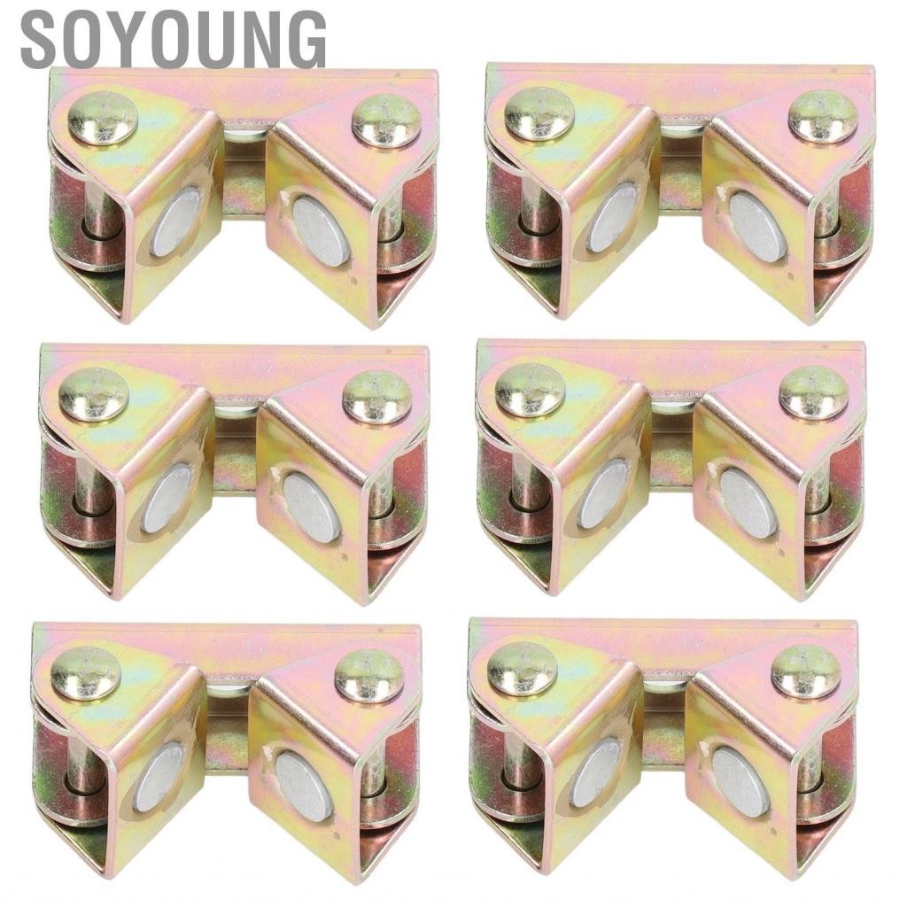 Soyoung Kẹp hàn thép không gỉ màu vàng V pad từ tính cho công việc