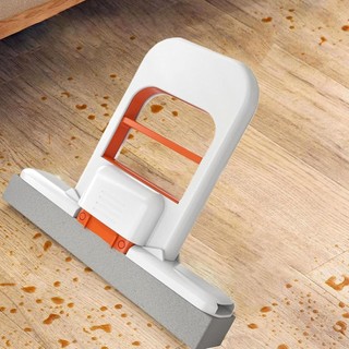 Cây lau nhà mini Cây lau nhà để bàn có thể gập lại mini Cây lau nhà xốp mini cho không gian nhỏ Hệ thống làm sạch sử dụng ướt và khô Cây lau nhà nhỏ cho nhà bếp phòng tắm Kính để bàn Xám