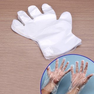Hộp 200 găng tay chất liệu nilon dùng 1 lần - Siêu dai, tiện dụng