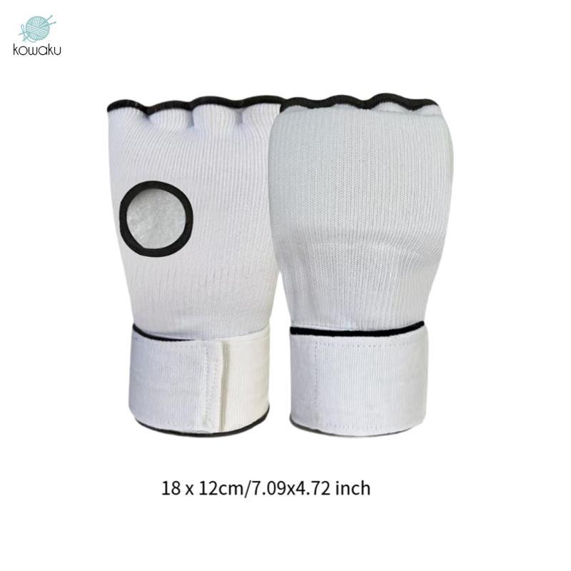 Băng đấm bốc có găng tay bên trong, bảo vệ cổ tay, phù hợp cho Karate và sparring