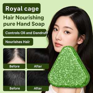 Xà phòng dầu gội thảo dược tự nhiên - Handmade với cỏ Usman Tân Cương để mọc tóc Chống gàu
