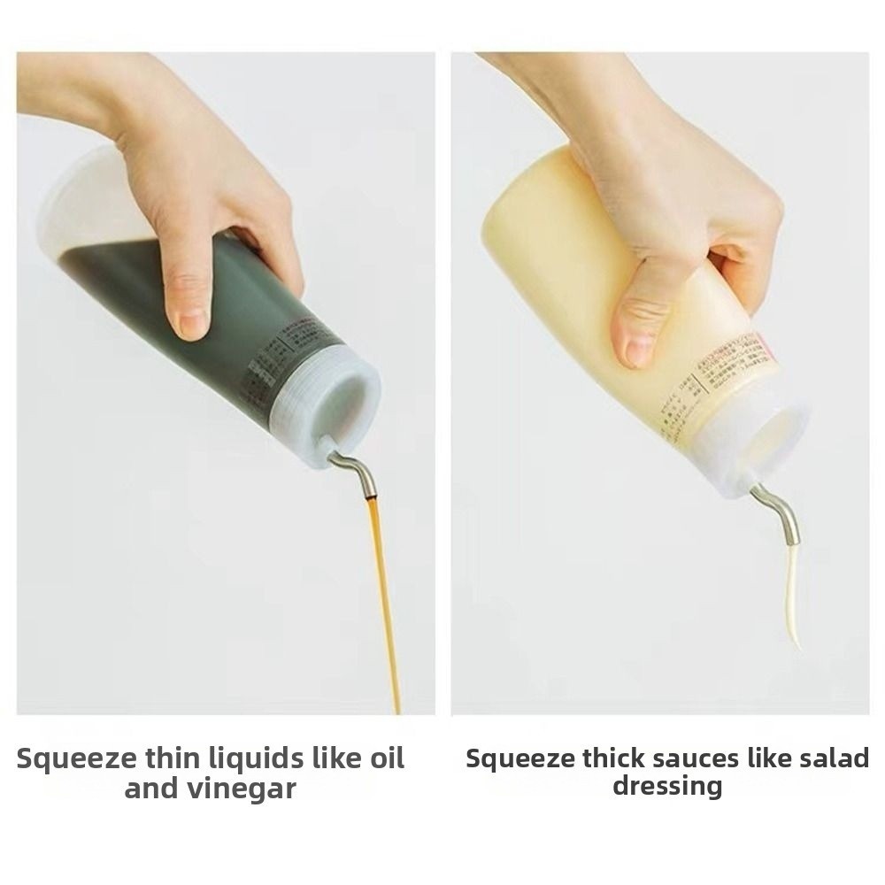 Bình đựng nước sốt ép AWNGD, Chai ép nhựa 280ml 380ml, Nồi nấu cà chua dung tích lớn