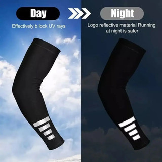 Tay sọc phản quang làm mát, chống nắng UV, thiết kế nén thể thao dành cho golf và hoạt động ngoài trời