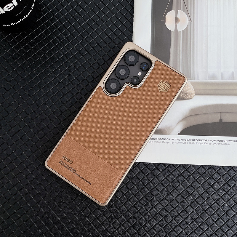 Dành Cho S23 S24 S25 Ultra Plus Ốp điện thoại KIGC Ultimate Perfection Series Matte Leather Back Cover