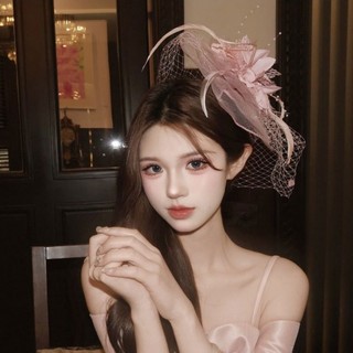 Mũ lưới cổ điển kiểu Pháp kèm kẹp tóc và phụ kiện tóc