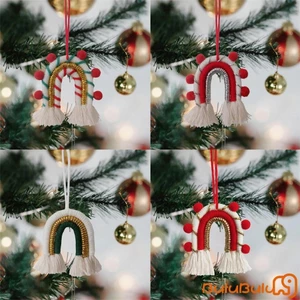 Đồ trang trí cây cầu vồng Giáng sinh Sáng tạo đầy màu sắc Ngày lễ treo trang trí cho bữa tiệc văn phòng tại nhà