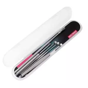 Bộ dụng cụ ráy tai 6 món, chất liệu Inox và gỗ sao an toàn, tiện lợi, dễ mang theo,Bộ lấy ráy tai, bộ ngoáy tai, dụng cụ