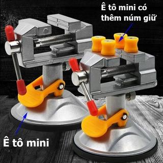 Ê tô mini để bàn đế hít xoay 360 độ - Dụng cụ DIY đa năng, cho chế tác thủ công
