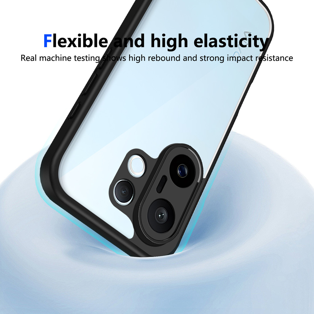 Ốp lưng Vivo X200 FE Vỏ trong suốt mờ thời trang cho Vivo X200 FE 5G Vỏ điện thoại