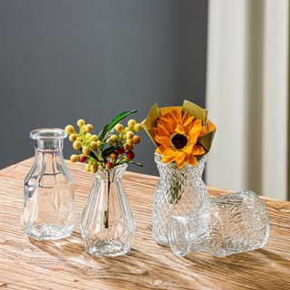 Lọ hoa thủy tinh mini phong cách Bắc Âu trang trí tiệc, decor bàn ăn, decor phòng ngủ sang trọng-ALINE