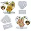 GCDHome Khung Ảnh Lớn Khuôn Nhựa, Khuôn Silicon Hình Trái Tim Cho Nhựa Dính, Tự Làm Khung Hình Hiển Thị Khuôn Độc Đáo Cho Nhựa HOT