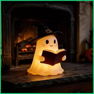 Đèn Đọc Sách Ma Dễ Thương Halloween Ma Trang Trí Ngày Lễ Đèn Ngủ Cho Gia Đình Căn Hộ Mầm Non Phòng Khách Phòng Ngủ jiwvn