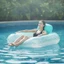 Phao bể bơi có tựa lưng có thể điều chỉnh Ghế nổi thoải mái có tựa lưng Ghế phòng chờ bơm hơi Phao ổn định di động