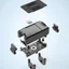 Đế Từ Tính Nhả Nhanh Chân Máy Mini Cho DJI Osmo 360 Osmo Action 4 Osmo Pocket 3 Kèm Ren 14 Và Gá