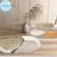 Pufangbliss Phong Cách Bắc Âu Hình Bầu Dục Da PU Placemat Chống Nước Và Chống Dầu Thảm Để Ăn Hàng Ngày Nhà Bếp Sử Dụng VN