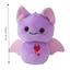 Mặt dây chuyền túi Halloween QEARY, Móc khóa sang trọng hình dơi nhiều màu bằng vải PP, Phim hoạt hình dễ thương Fuzzy Bền bỉ Đồ chơi nhồi bông mềm mại