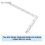 Belleshopp Thước vuông góc bằng thép không gỉ 1 mảnh Gernie để đánh dấu và đo (300mmx150mm) Gerniebmoycxi587-01